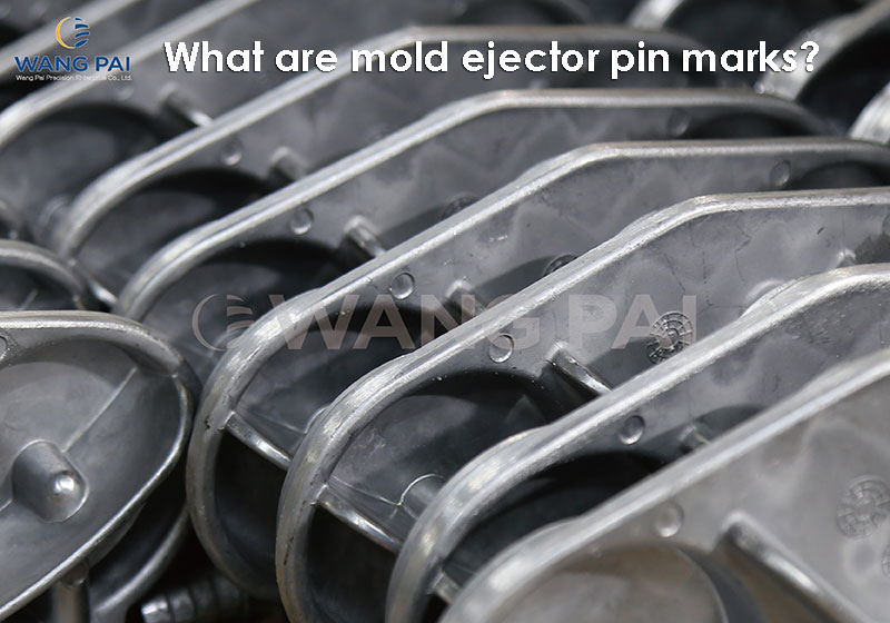 What are mold ejector pin marks?