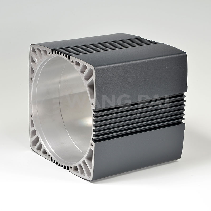 Variable frequency motor shell-